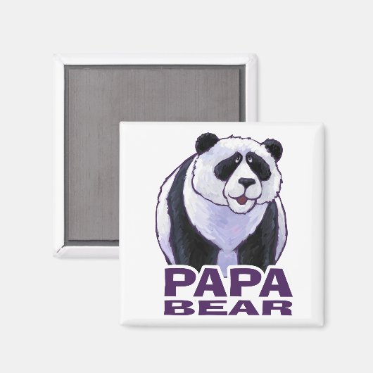 Papa Panda Beer Magneet (Voorkant / Achterkant)
