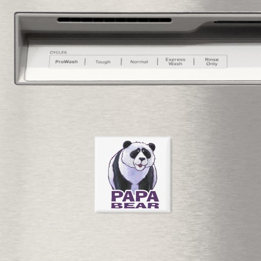 Papa Panda Beer Magneet (Insitu (Vaatwasser))