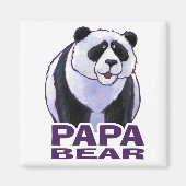 Papa Panda Beer Magneet (Voorkant)