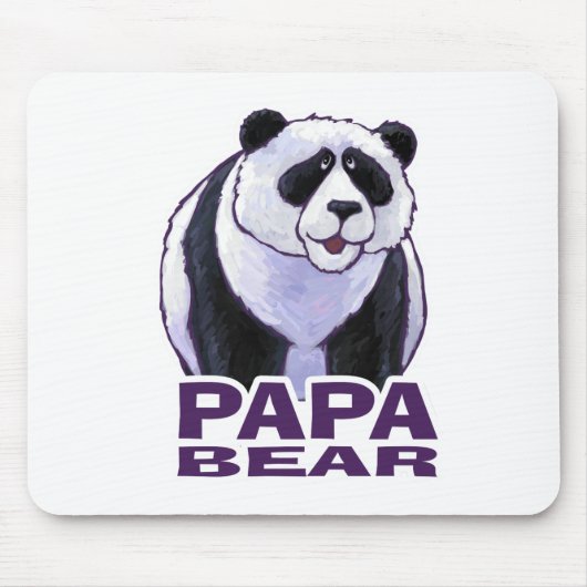 Papa Panda Beer Muismat (Voorkant)