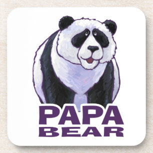 Papa Panda Beer Onderzetter