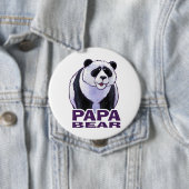 Papa Panda Beer Ronde Button 4,0 Cm (In situ)