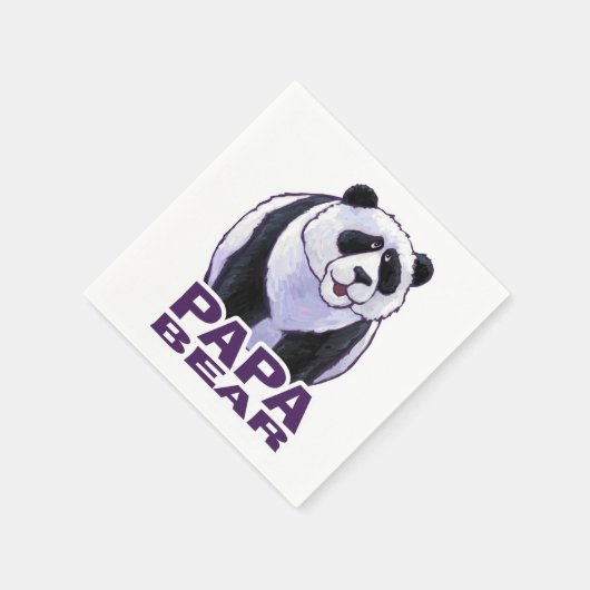 Papa Panda Beer Servet (Hoek)