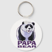 Papa Panda Beer Sleutelhanger (Voorkant)