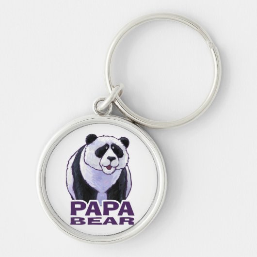 Papa Panda Beer Sleutelhanger (Voorkant)
