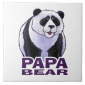 Papa Panda Beer Tegeltje (Voorkant)