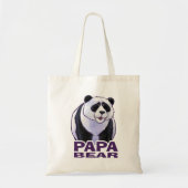 Papa Panda Beer Tote Bag (Voorkant)