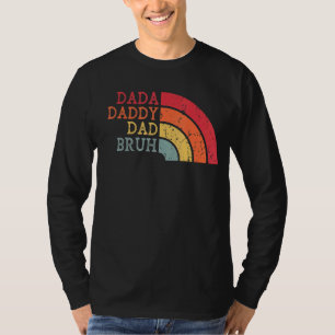 Papa Pap Bruh Vader Ze groeien op T-shirt