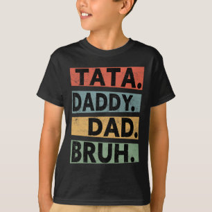 Papa Pap Bruh Vaders Dag  Grappig Papa T-shirt