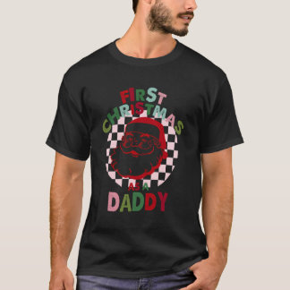 Papa Pap Eerste Kerstmis Sinterklaas 1e Kerstmis P T-shirt