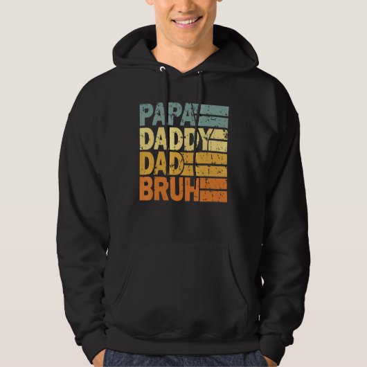 Papa papa Bruh 4 Hoodie (Voorkant)