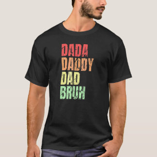 Papa papa Bruh citaat voor papa Mannen T-shirt