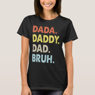 Papa Papa Bruh Vaders Dag Plezier Vintage T-shirt