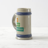 Papa Papa Daddiest Vaderdag Design Bierpul (Voorkant links)