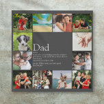 Papa papa Definitie 12 Foto grijs Imitatie Canvas Print<br><div class="desc">Geef uw speciale vader, vader of vader een persoonlijk tintje met 12 favoriete foto's en gepersonaliseerde tekst om creëer een unieke gave voor Vaderdag, verjaardagen, Kerstmis of elke dag die u wilt shows hoeveel hij voor u betekent. Een perfecte manier om hem te shows hoe geweldig hij elke dag is....</div>