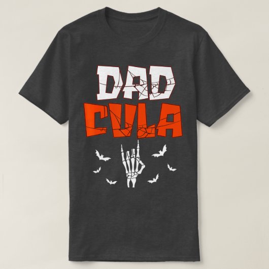 Papa papa Dracula Monster Costume Halloween T-shirt (Design voorkant)