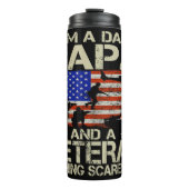 Papa, papa en veteraan thermosbeker (Voorkant)