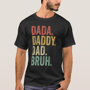 Papa Papa Pap Bruh Papa Brothers Vaderdag Vin T-shirt