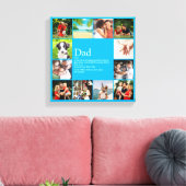 Papa papa Papa Definition 12 Foto Sky Blue Canvas Afdruk (Insitu (Woonkamer))