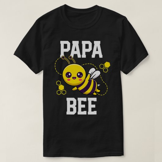 Papa Papa Papa, eerste dag van de geboorte T-shirt (Design voorkant)