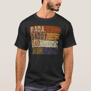 papa papa pappa bruh vaders dag grappig papa t-shirt