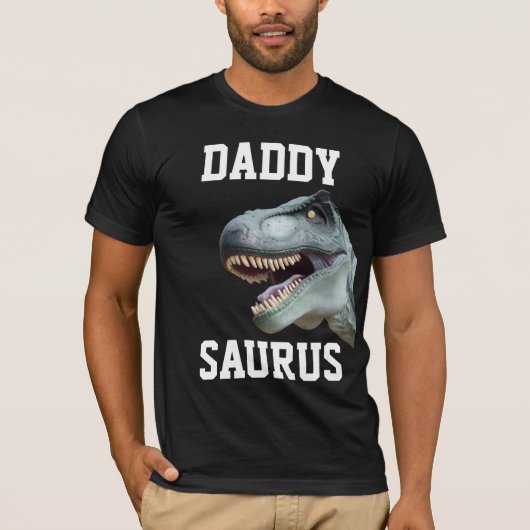 PAPA PAPA SAURUS DINOSAURUS T-SHIRT (Voorkant)
