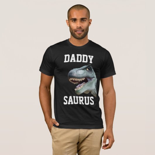 PAPA PAPA SAURUS DINOSAURUS T-SHIRT (Voorkant volledig)
