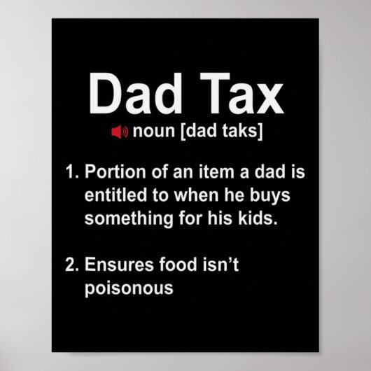 Papa Papa Vaderdag Poster (Voorkant)