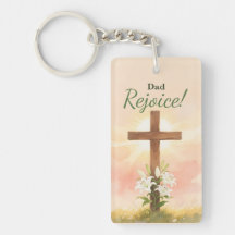 Papa Pasen Verheug Kruis en Lelies Religieus