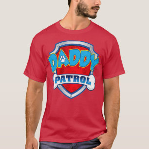Papa Patrol Dog mam Pap Funny Gift Birthday Party T-shirt