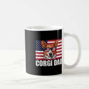 Papa Pembroke Welsh Corgi VS Vlag Hond Liefhebber Koffiemok