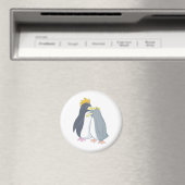 Papa Penguin Loves Mama Penguin Magneet (Insitu (Vaatwasser))