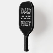 Papa Persoonlijk jaar Grill Master Black Pickleball Paddle (Links)