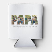 Papa Photo Collage Cooler voor Vaderdag (Voorkant)