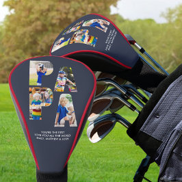 PAPA Photo Collage Letter Cutout Driver Golfheadcover