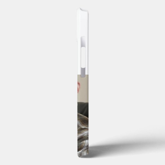 Papa photo with blue text  Case-Mate iPhone case (Achterkant / Links)