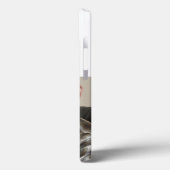 Papa photo with burgundy text  Case-Mate iPhone case (Achterkant / Links)