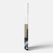 Papa photo with dark blue text  Case-Mate iPhone case (Achterkant / Rechts)