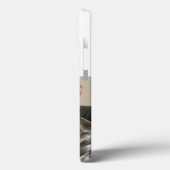 Papa photo with sea blue text  Case-Mate iPhone case (Achterkant / Links)