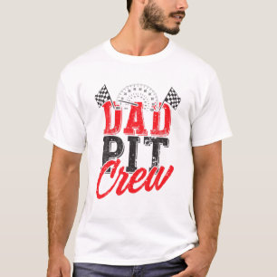 Papa Pit Crew - Birthday Party-auto T-shirt