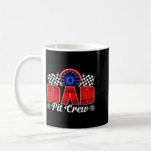 Papa Pit Crew Racing Familie Race Auto Verjaardag  Koffiemok