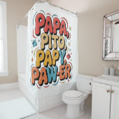 Papa Pito Pappy Pawer Douchegordijn (In situ)