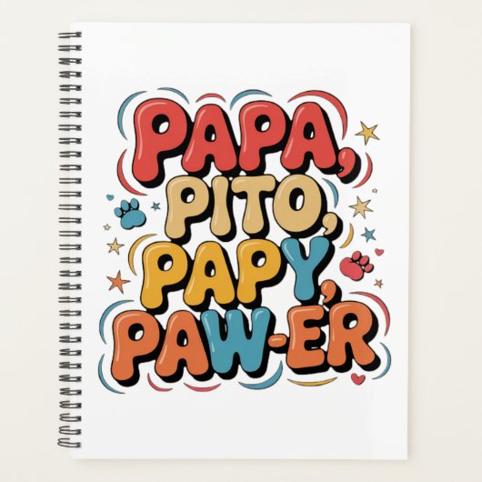 Papa Pito Pappy Pawer Planner (Voorkant)