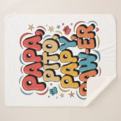 Papa Pito Pappy Pawer Sherpa Deken (Voorkant (horizontaal))