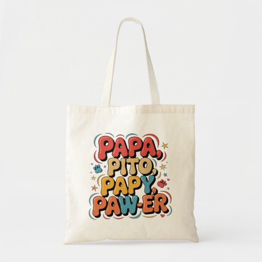 Papa Pito Pappy Pawer Tote Bag (Voorkant)