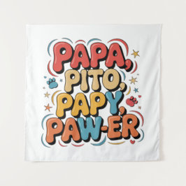 Papa Pito Pappy Pawer Wandkleed