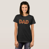 Papa Pizza Design Funny Vaderdag Grootvaders F T-shirt (Voorkant volledig)