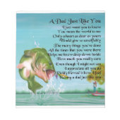 Papa Poem - Gevist design Notitieblok (Voorkant)