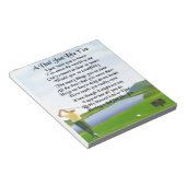Papa Poem - Golf Design Notitieblok (Schuin)