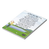 Papa Poem - Golf Design Notitieblok (Linkerzijde)